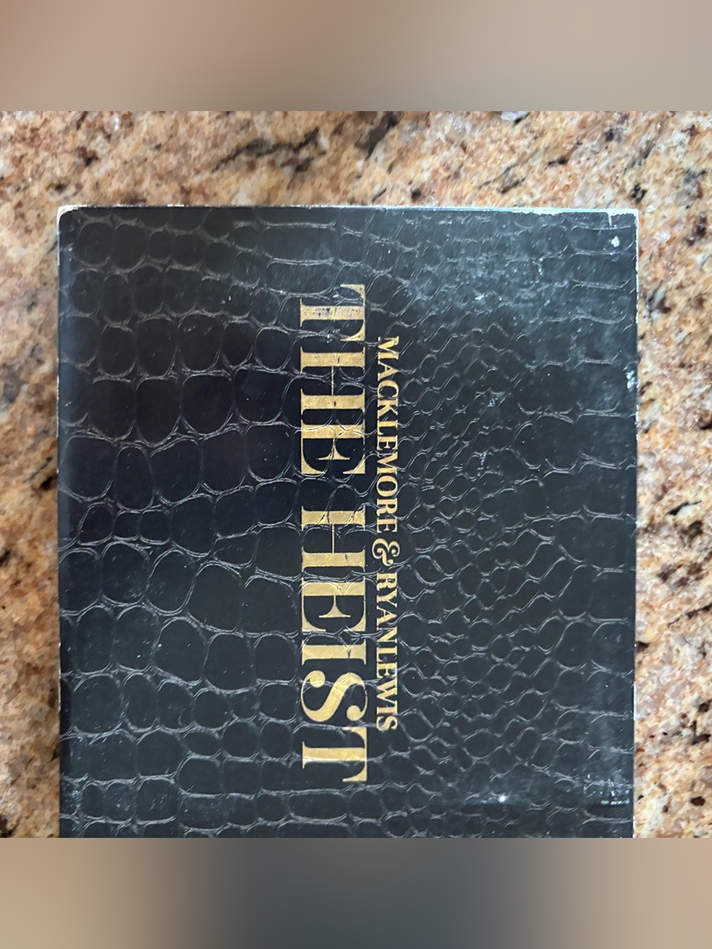 Macklemore & Ryan Lewis "The Heist" Black Gold Album Cover